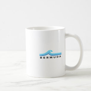 Bermuda Waves Vintage Mens Womens Girls Boys Souve Coffee Mug