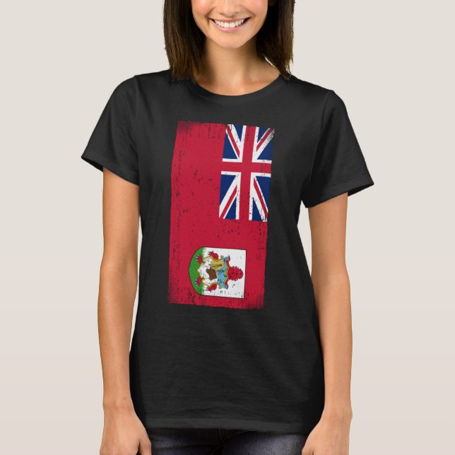 Bermudan Flag Bermuda T-Shirt (Front)
