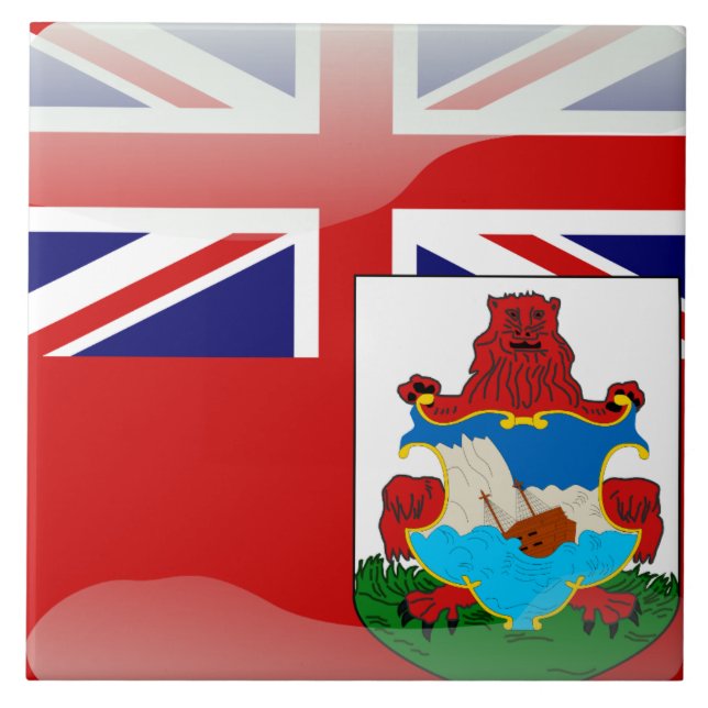 Bermudian flag ceramic tile (Front)