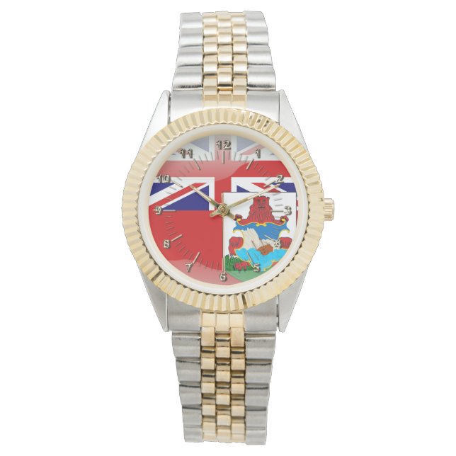 Bermudian glossy flag watch (Front)