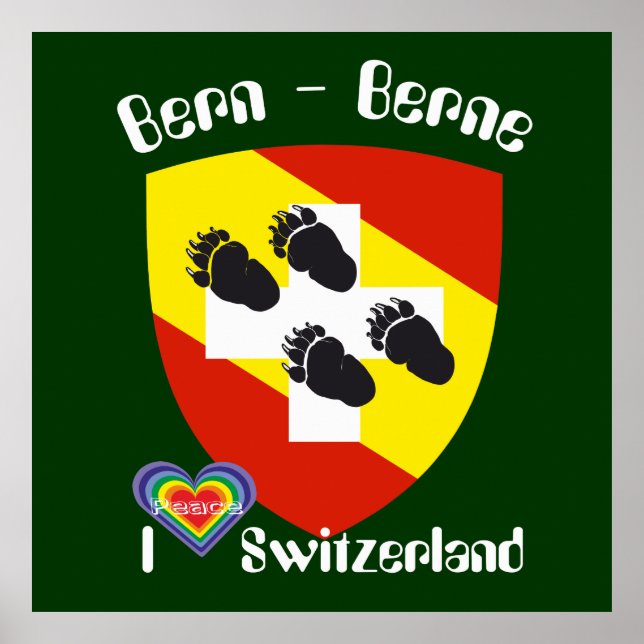 Bern, Bern, Berna, Bärn, Schweiz, Switzerland, Pos Poster (Front)