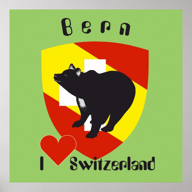 Bern, Bern, Berna, Bärn, Schweiz, Switzerland, Pos Poster (Front)