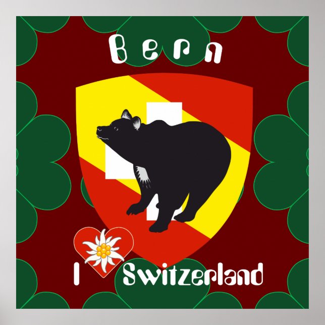 Bern, Berne, Berna, Bärn, Schweiz, Suisse, Poster (Front)