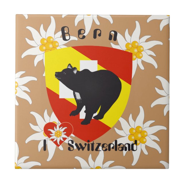 Bern Berne Berna Schweiz Suisse Fliese Tile (Front)