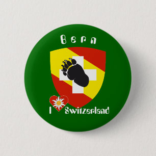 Bern Berne Berna Schweiz Suisse Svizzera Svizra 6 Cm Round Badge