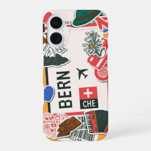 Bern Boarding Pass – Switzerland Travel Culture iPhone 16 Case