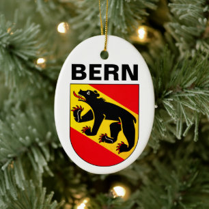 Bern coat of arms, SWITZERLAND Ceramic Ornament