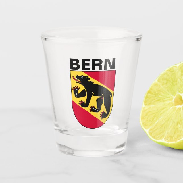 Bern coat of arms, SWITZERLAND Shot Glass (Front)