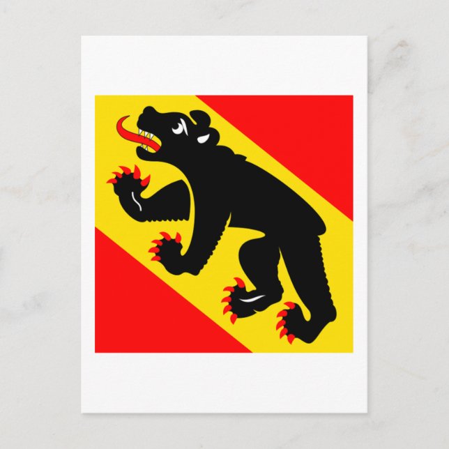Bern Flag Postcard (Front)