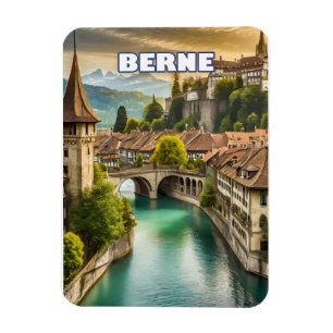 Bern, in the heart of the Swiss Alps Magnet