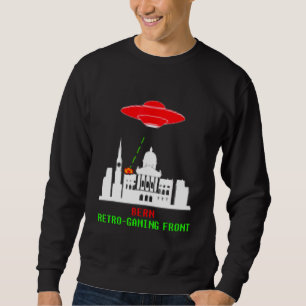 Bern Invasion Retro Gaming With Ufo Sweatshirt