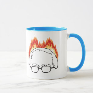 Bern on Fire - Bernie Sanders for President -.png Mug