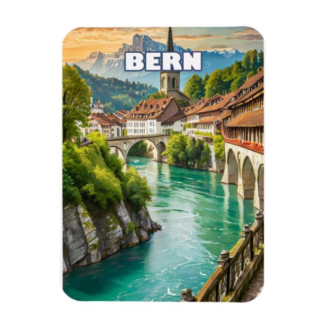 Bern, Swiss pearl Magnet (Vertical)