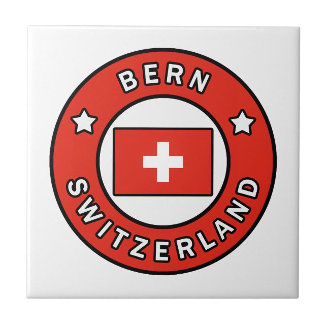 Bern Switzerland Ceramic Tile (Front)