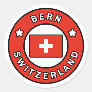 Bern Switzerland Classic Round Sticker