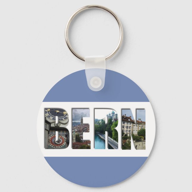 Bern Switzerland Key Ring (Front)