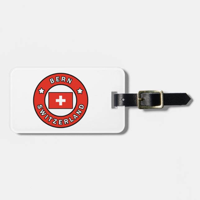 Bern Switzerland Luggage Tag (Front Horizontal)