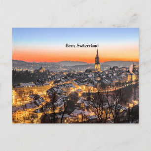 Bern, Switzerland panoramic view Postcard