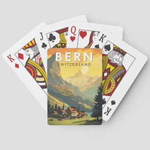 Bern Switzerland Travel Art Vintage Playing Cards