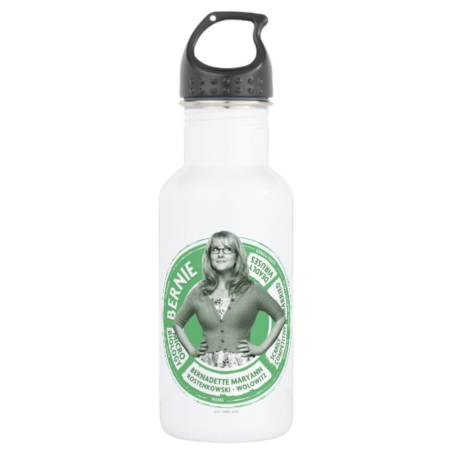 Bernadette Info Graphic 532 Ml Water Bottle (Front)