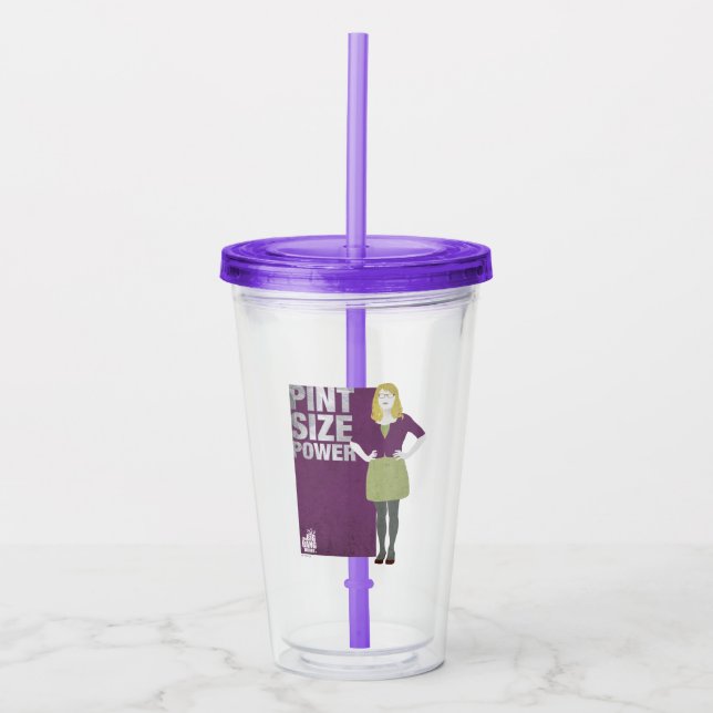 Bernadette | Pint Size Power Acrylic Tumbler (Front)