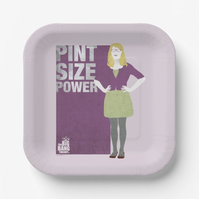 Bernadette | Pint Size Power Paper Plate (Front)