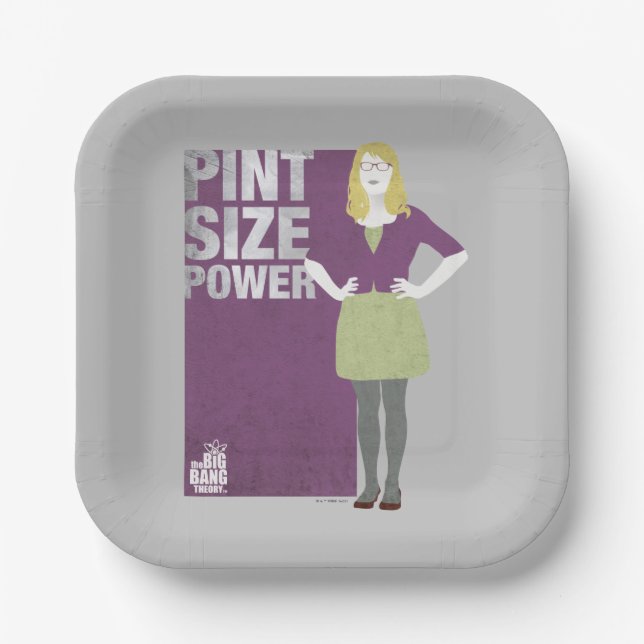 Bernadette | Pint Size Power Paper Plate (Front)