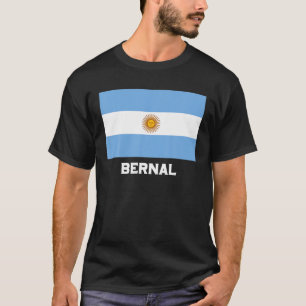 Bernal Republica Argentina Flag Emblem Bandera T-Shirt