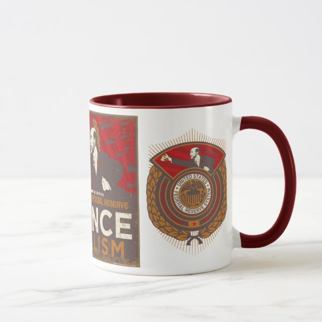 Bernanke's Finance Socialism Mug (Right)