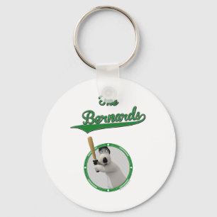 Bernard Bear Baseball Merchandise Key Ring