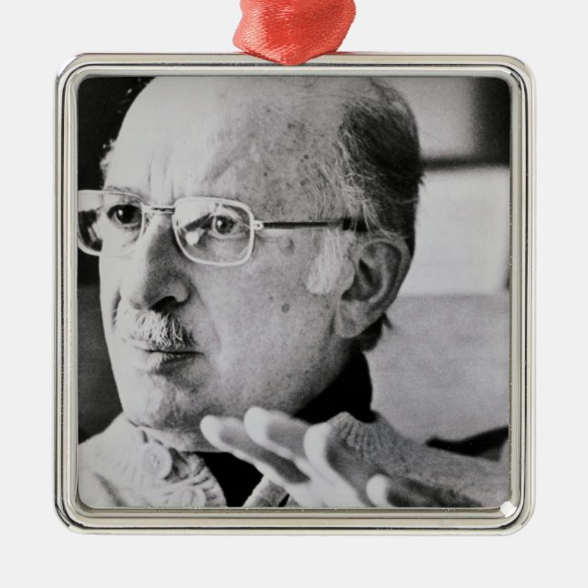 Bernard Malamud Metal Ornament (Front)