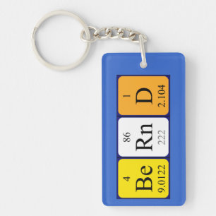 Bernd periodic table name keyring