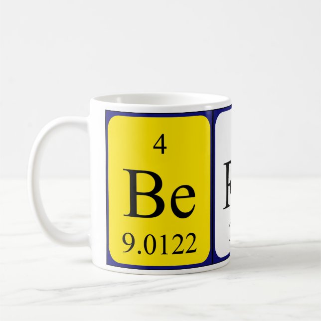 Bernd periodic table name mug (Left)