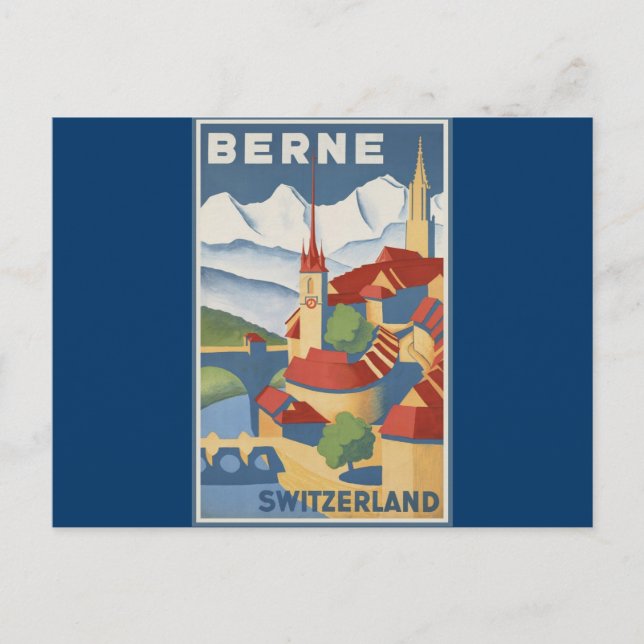 Berne Switzerland Postcard (Front)
