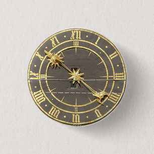 berne zytglogge clock 3 cm round badge
