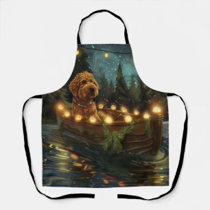 Bernedoodle Christmas Festive Voyage Apron
