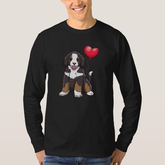 Bernedoodle Dog Gift Idea T-Shirt (Front)