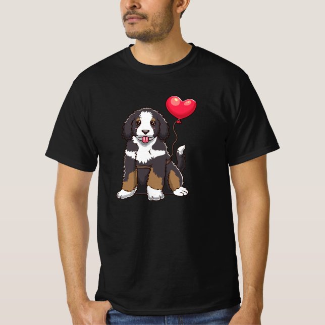 Bernedoodle Dog Gift Idea T-Shirt (Front)