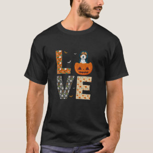 Bernedoodle Dog Lovers Boys Girls Funny Halloween T-Shirt