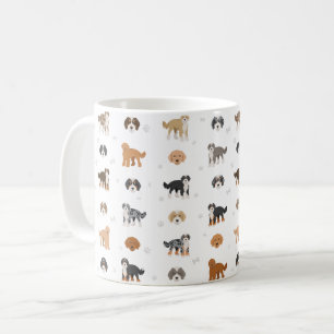 Bernedoodle dog mix Coffee Mug