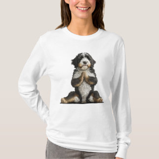 Bernedoodle Dog Yoga Shirt Dog Mum workout