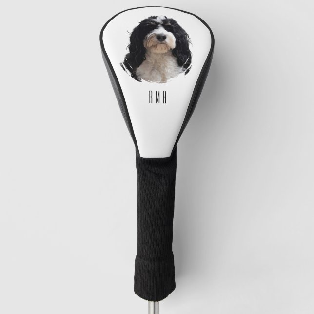 Bernedoodle Golf Head Cover (Front)