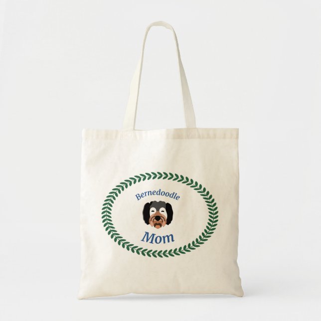 "Bernedoodle Mum" Tote Bag (Front)