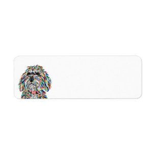 Bernedoodle Return Address Label