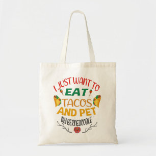Bernedoodle Taco Lover Cinco De Mayo 2021 Tote Bag