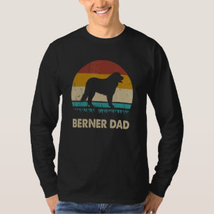 Berner Dad For Men Bernese Mountain Dog Vintage D T-Shirt