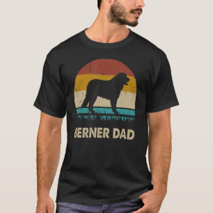 Berner Dad For Men Bernese Mountain Dog Vintage  D T-Shirt