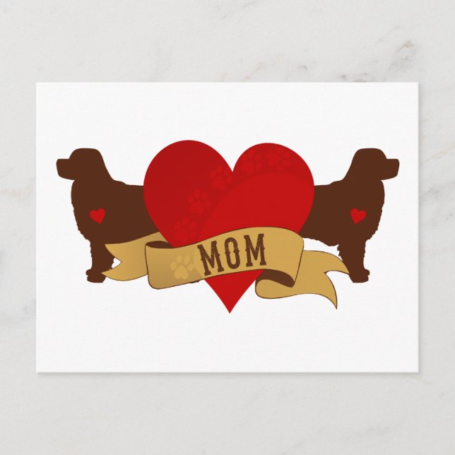 Berner Mum [Tattoo style] Postcard (Front)
