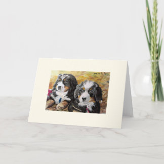 Berner Nation greeting card (blank)