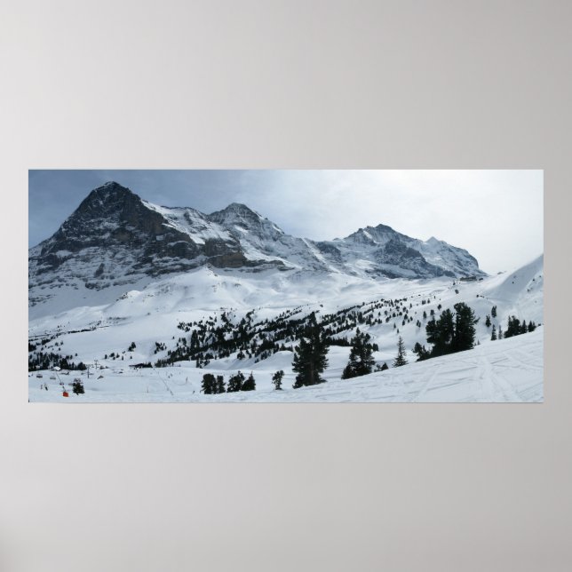 Berner Oberland in Winter Poster (Front)